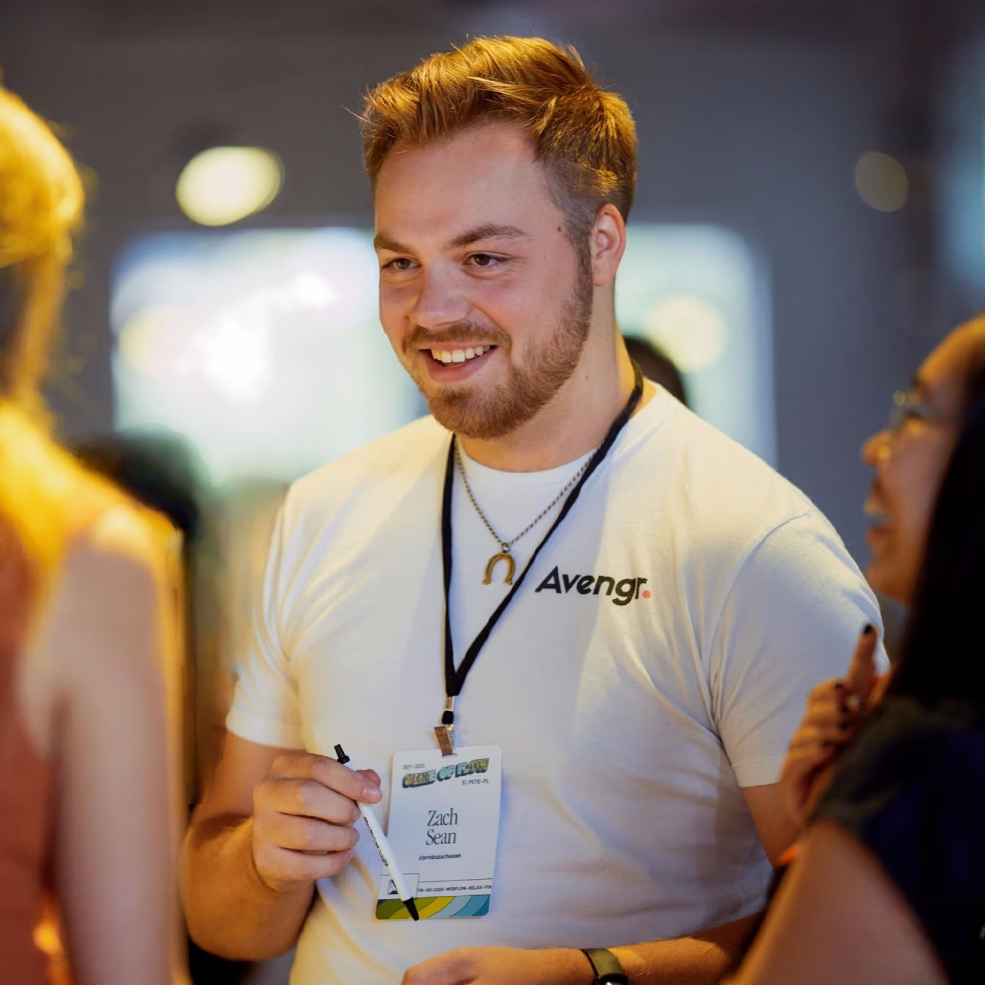 Zach Sean at a creative conference